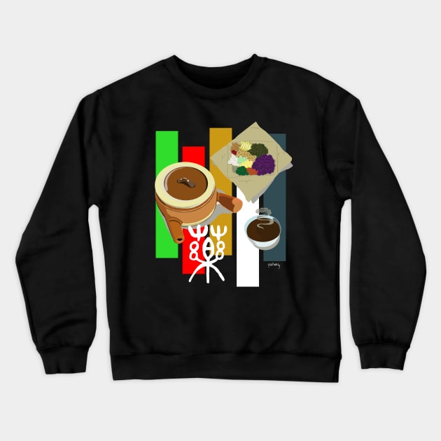 Herbal Medicine (traditional Chinese medicine) Crewneck Sweatshirt by telberry